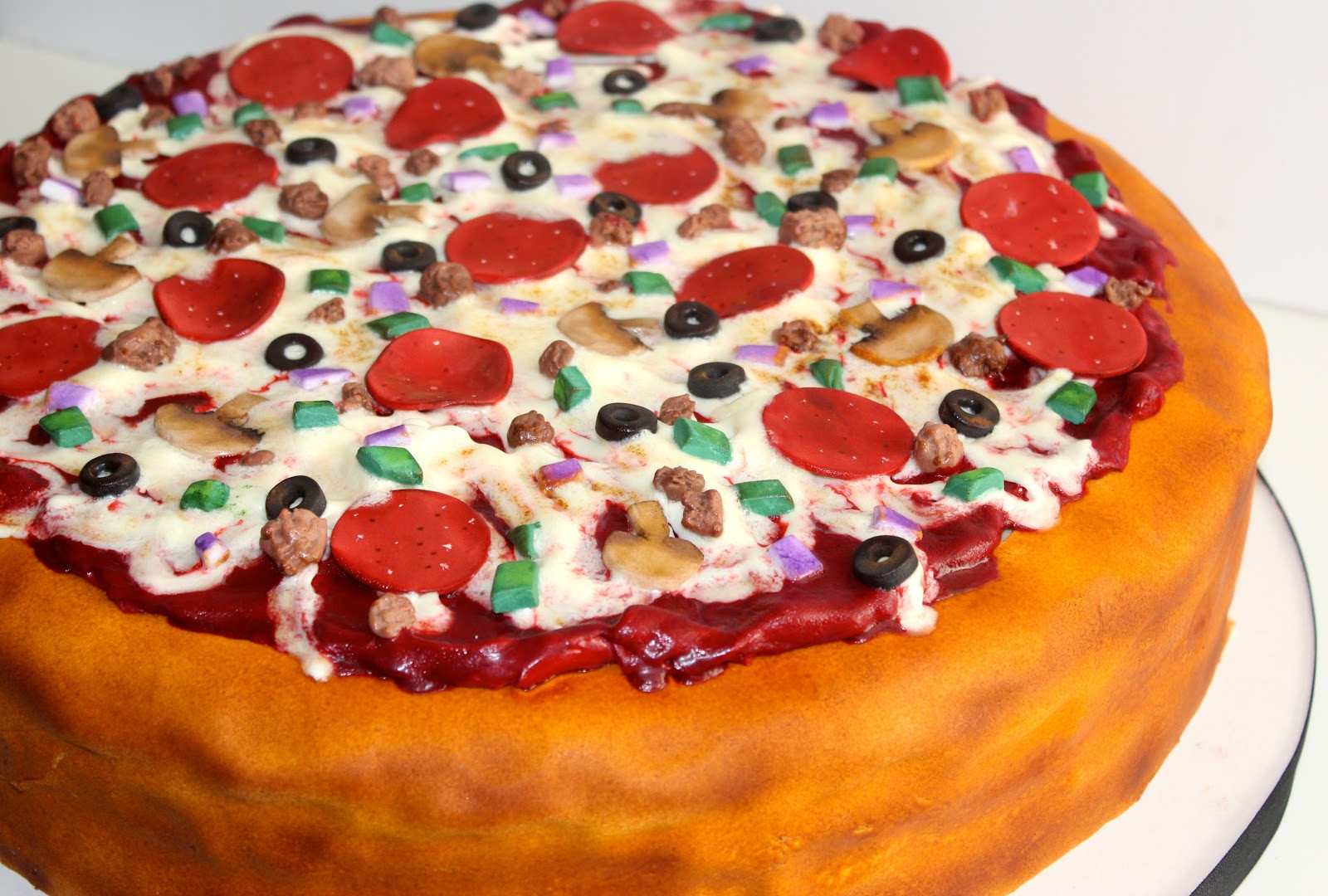 Birthday Pizza Cake
 Pizza It s whats for birthday cake