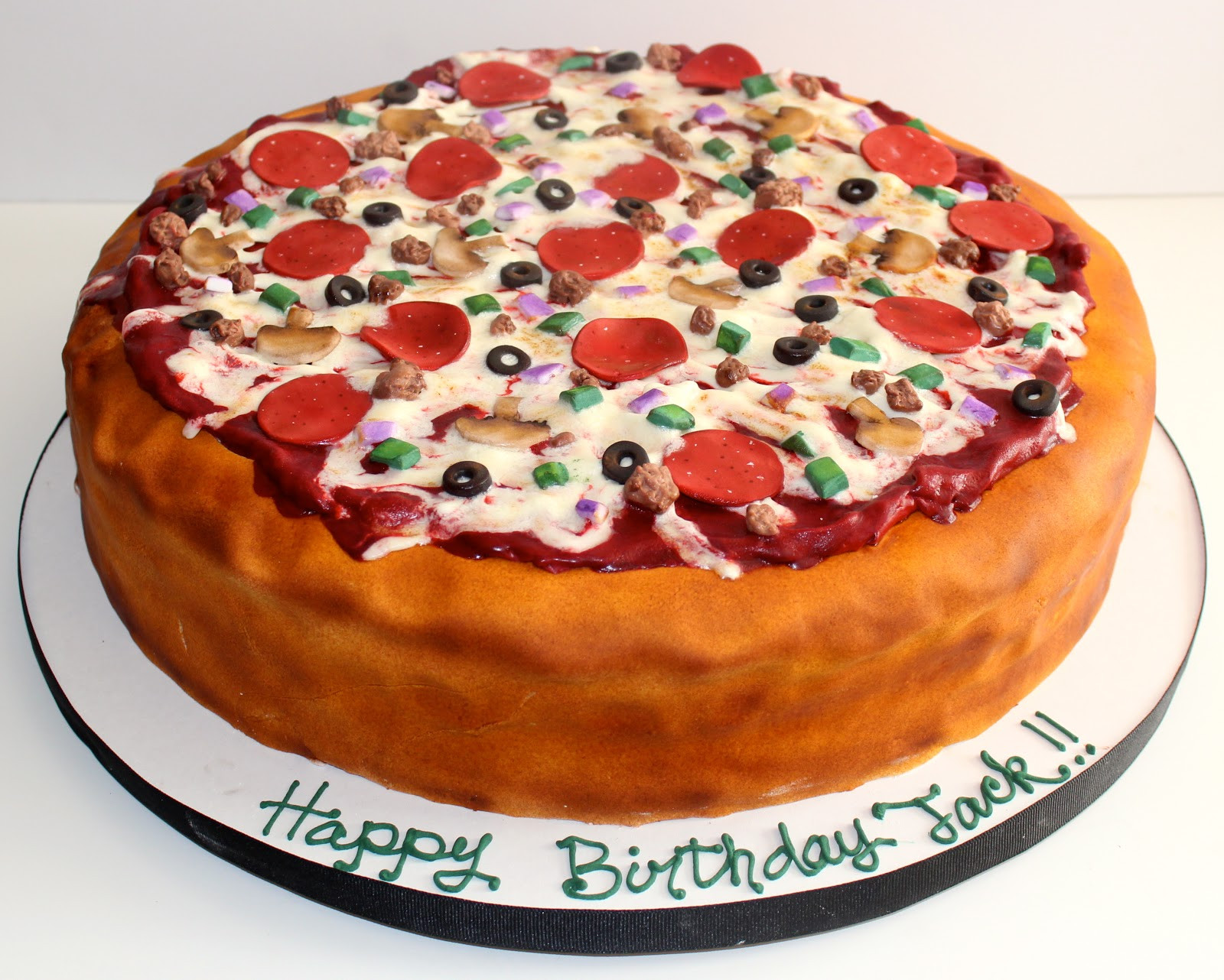 Birthday Pizza Cake
 Pizza It s whats for birthday cake