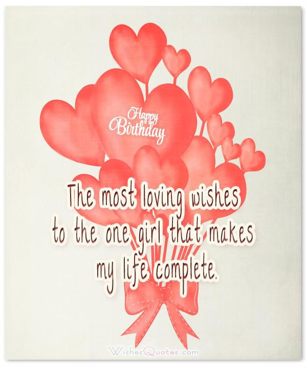 Birthday Quote For Girlfriend
 Heartfelt Birthday Wishes for Girlfriend By WishesQuotes