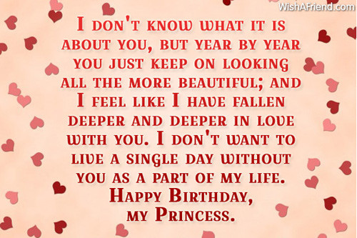 Birthday Quote For Girlfriend
 Birthday Wishes For Girlfriend Page 1