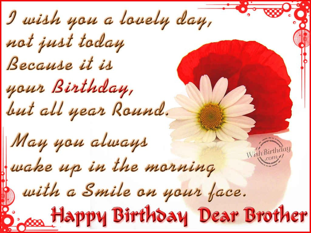 Birthday Quotes For Brother From Sister
 Little Brother Birthday Quotes QuotesGram