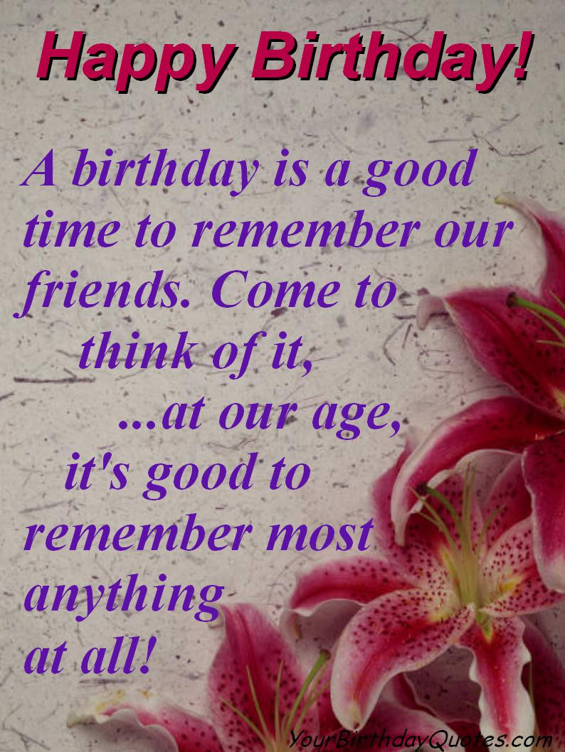 Birthday Quotes For Friends Funny
 Funny Happy Birthday Quotes For Friends QuotesGram