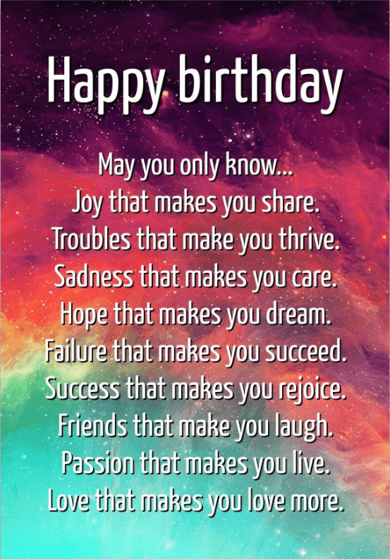 Birthday Quotes For Friends Inspirational
 65 Best Encouraging Birthday Wishes and Famous Quotes