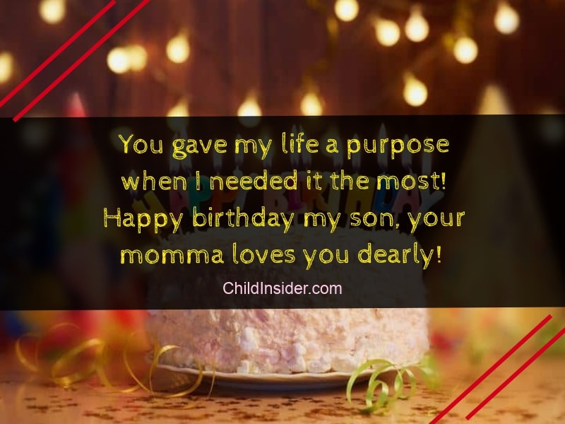 Birthday Quotes For Son
 50 Best Birthday Quotes & Wishes for Son from Mother