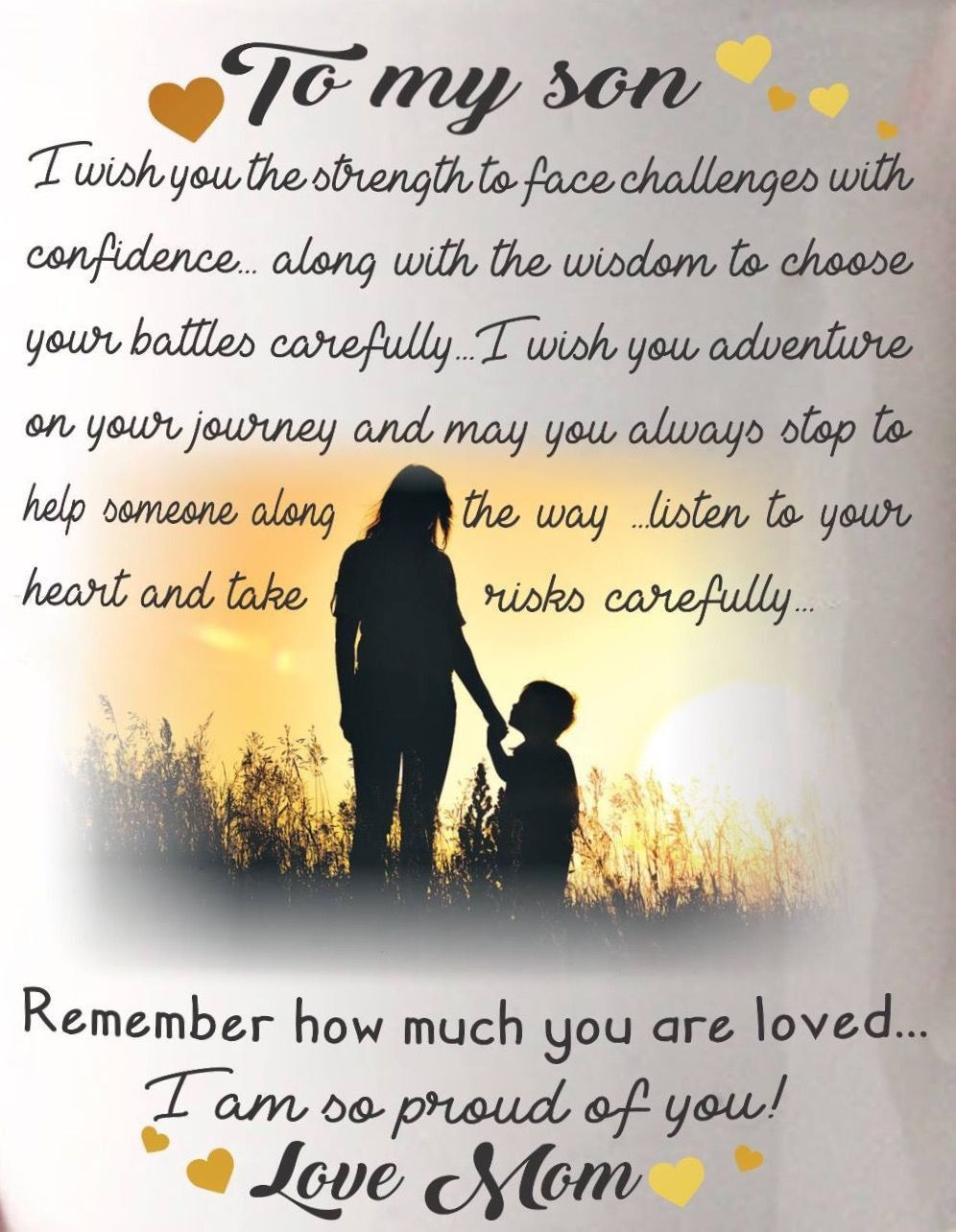 Birthday Quotes For Son From Mom
 The 20 Best Ideas for son Birthday Quotes From Mom With