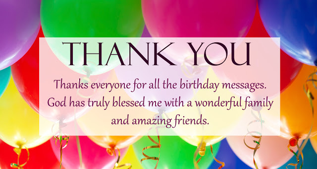 Birthday Thank You Quotes
 30 Thank You Notes for Birthday Wishes Making Different