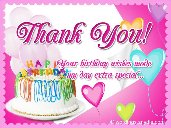 Birthday Thank You Quotes
 19 best Thanks for Birthday wishes images on Pinterest