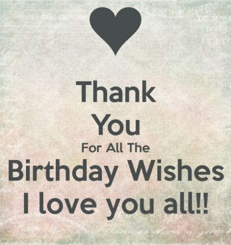Birthday Thanks Quotes
 thanking you for birthday messages