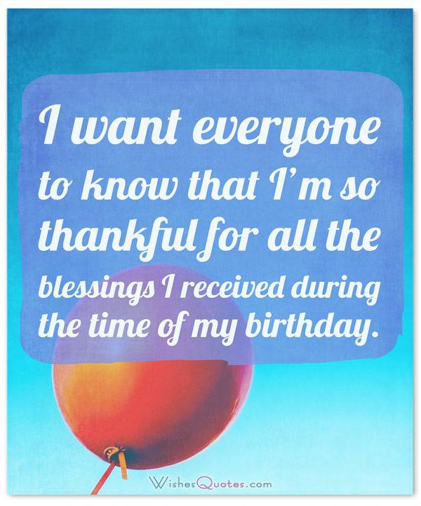 Birthday Thanks Quotes
 Birthday Thank You Messages The plete Guide