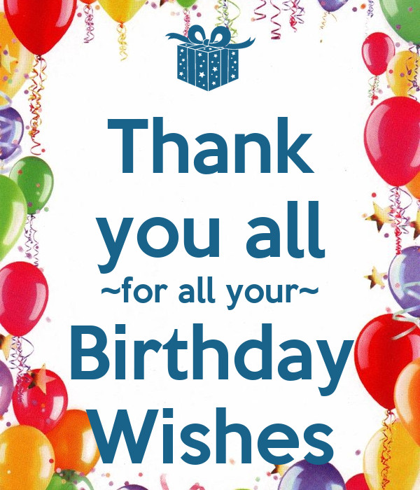 Birthday Thanks Quotes
 Thank You Birthday Quotes QuotesGram