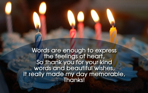 Birthday Thanks Quotes
 thanks sms for birthday wishes received