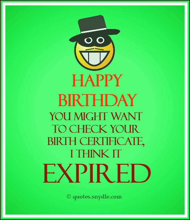 Birthday Thanks Quotes
 Funny Birthday Quotes – Quotes and Sayings
