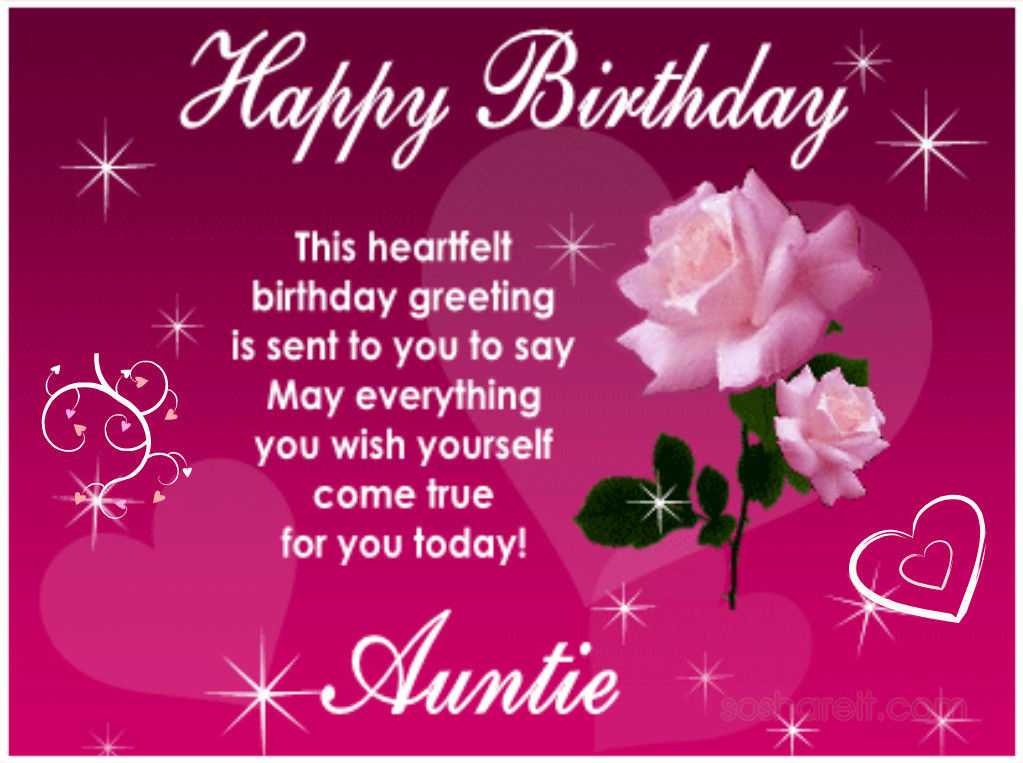 Birthday Wishes Aunt
 HAPPY BIRTHDAY AUNT WISHES & WALLPAPERS