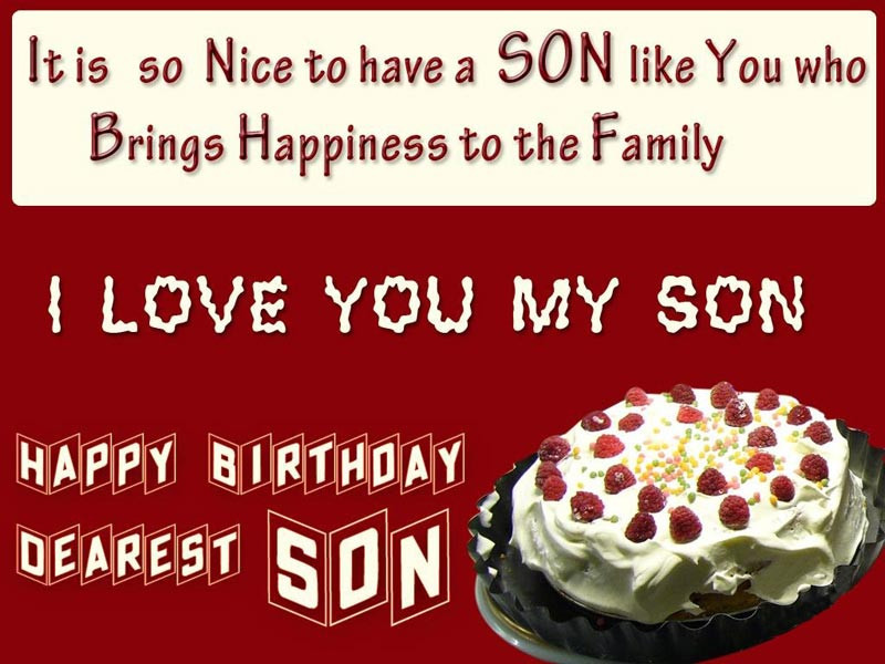 Birthday Wishes For A Son
 60 Birthday Wishes for Son Happy Birthday Son