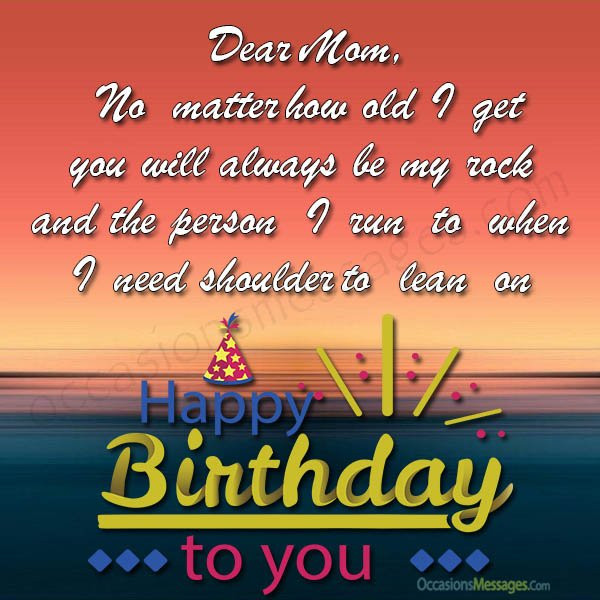 Birthday Wishes For A Son From A Mother
 Birthday Wishes for Mother from Son Occasions Messages