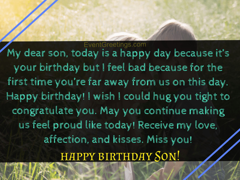 Birthday Wishes For A Son From A Mother
 30 Best Happy Birthday Son From Mom Quotes With