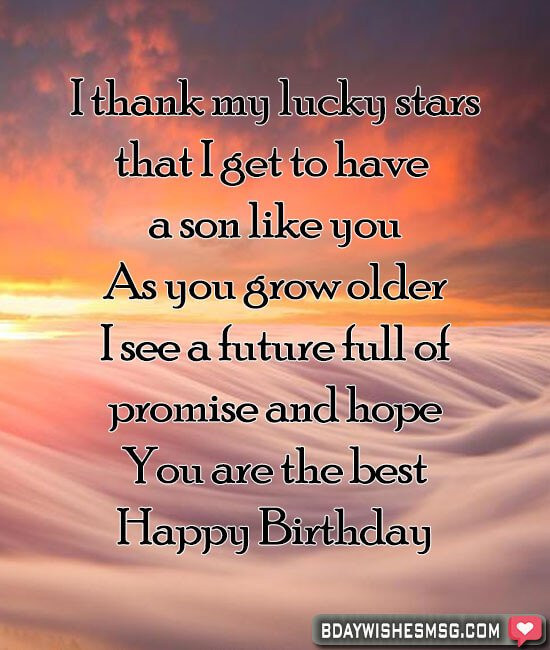 Birthday Wishes For A Son From A Mother
 Best Birthday Wishes for Son Happy Birthday Son