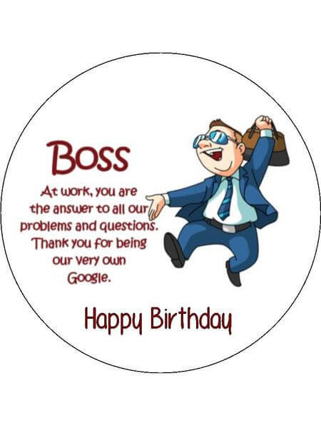 Birthday Wishes For Boss Funny
 TOP Happy Birthday Wishes Quotes for Boss FungiStaaan