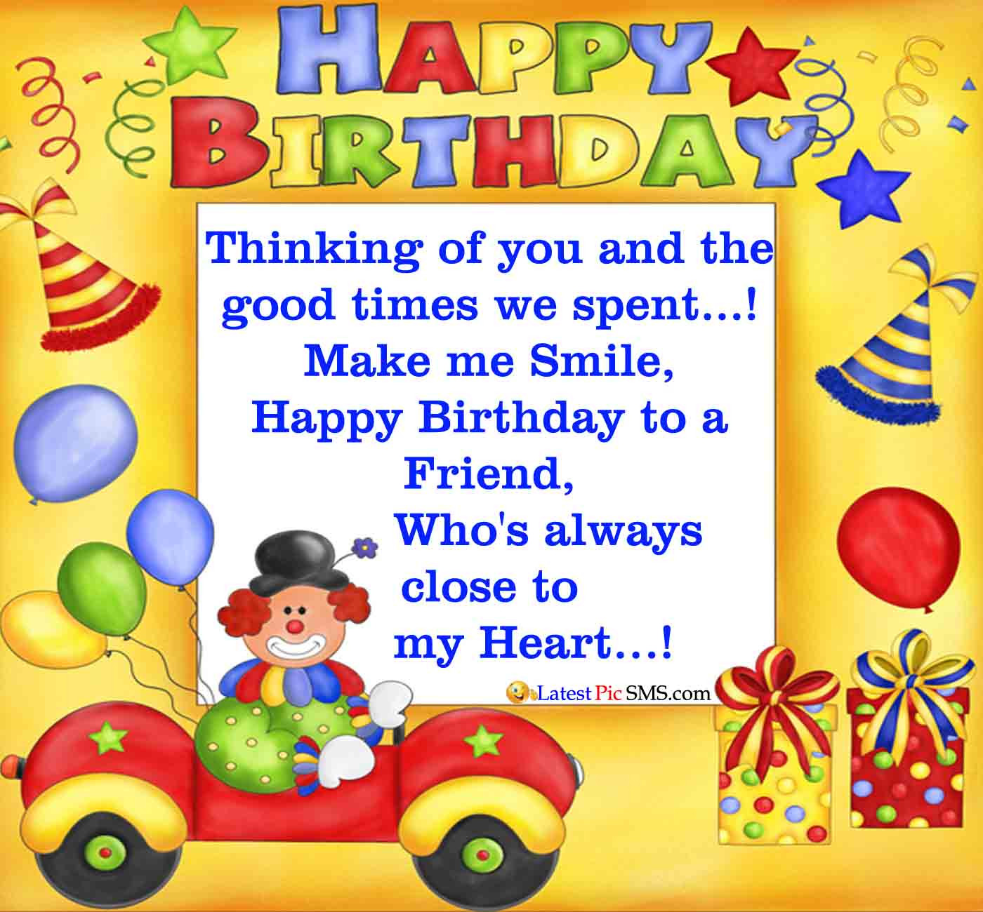 The Best Birthday Wishes for Close Friend - Home, Family, Style and Art ...