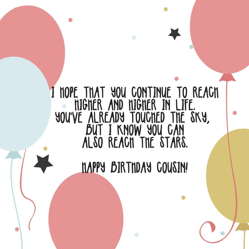 Birthday Wishes For Cousin Female
 200 Best Happy Birthday Cousin Wishes – Top Happy