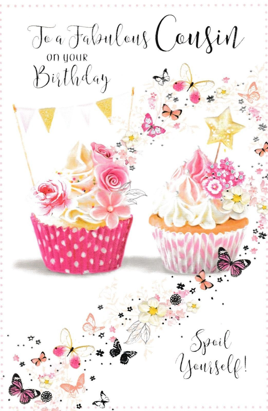 Birthday Wishes For Cousin Female
 female cousin traditional birthday card 10 x cards to