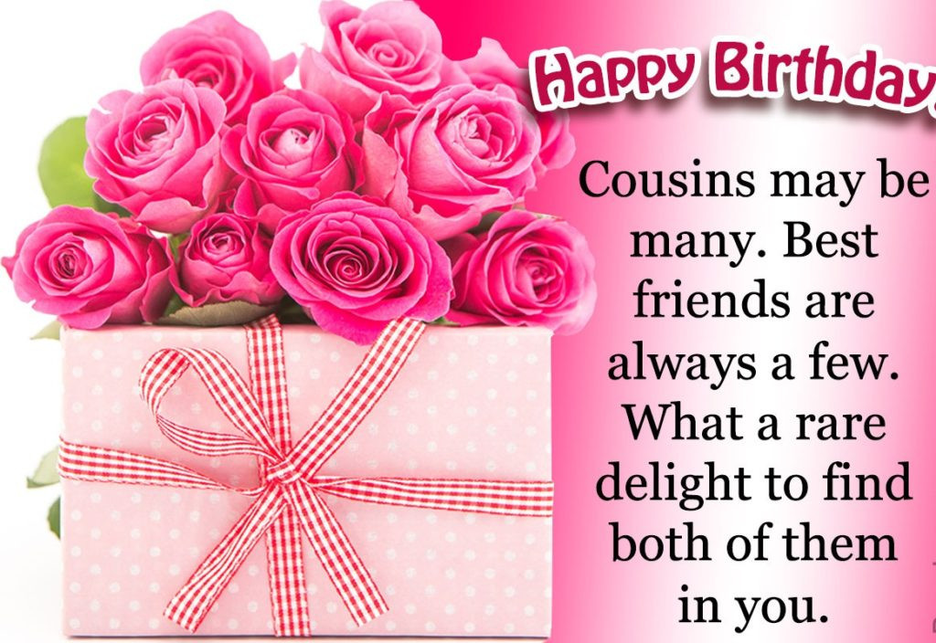 Birthday Wishes For Cousin Female
 200 Happy Birthday Cousin Wishes