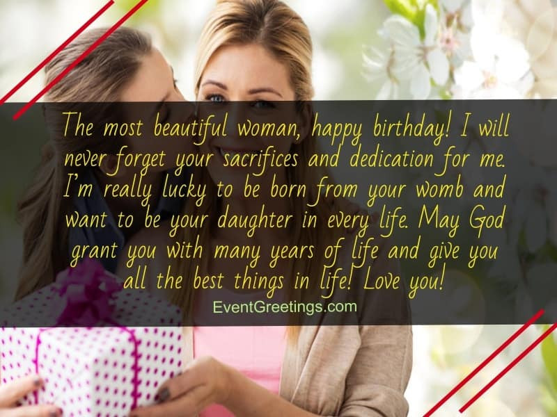 Birthday Wishes For Daughter From Mom
 65 Lovely Birthday Wishes for Mom from Daughter