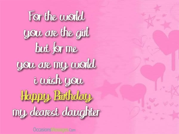 Birthday Wishes For Daughter From Mom
 Birthday Wishes for Daughter from Mom Occasions Messages