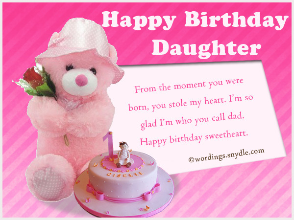 Birthday Wishes For Daughter From Mom
 Birthday Wishes for Daughter – Wordings and Messages