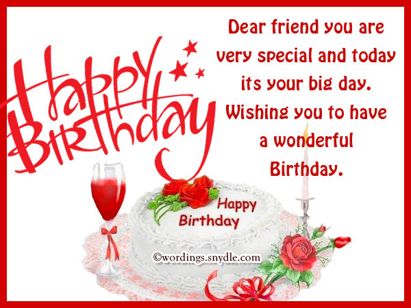 Birthday Wishes For Good Friend
 Best 11 Special Birthday Wishes For A Friend Nice Love