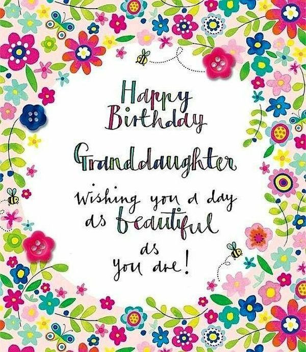 Birthday Wishes For Granddaughters
 Happy Birthday Wishes for Granddaughter