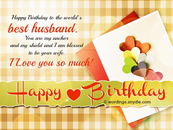 Birthday Wishes For Hubby
 Birthday Wishes for Husband Husband Birthday Messages and