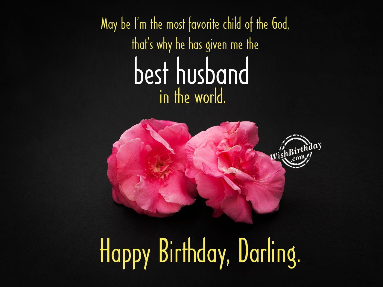 Birthday Wishes For Hubby
 Birthday Wishes For Husband Birthday