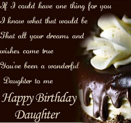 Birthday Wishes For Mom From Daughter
 Happy Birthday Quotes for Daughter with