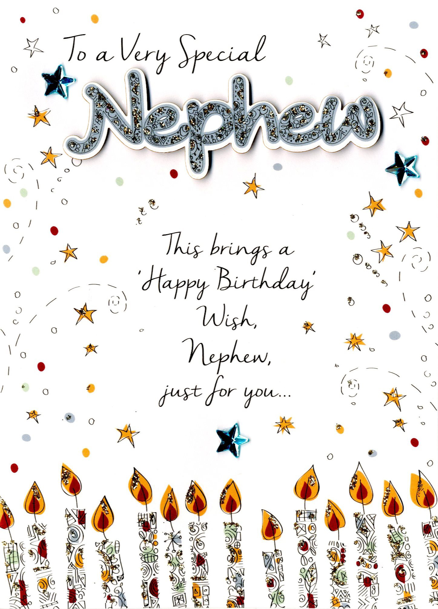 Birthday Wishes For Nephew
 Special Nephew Birthday Greeting Card