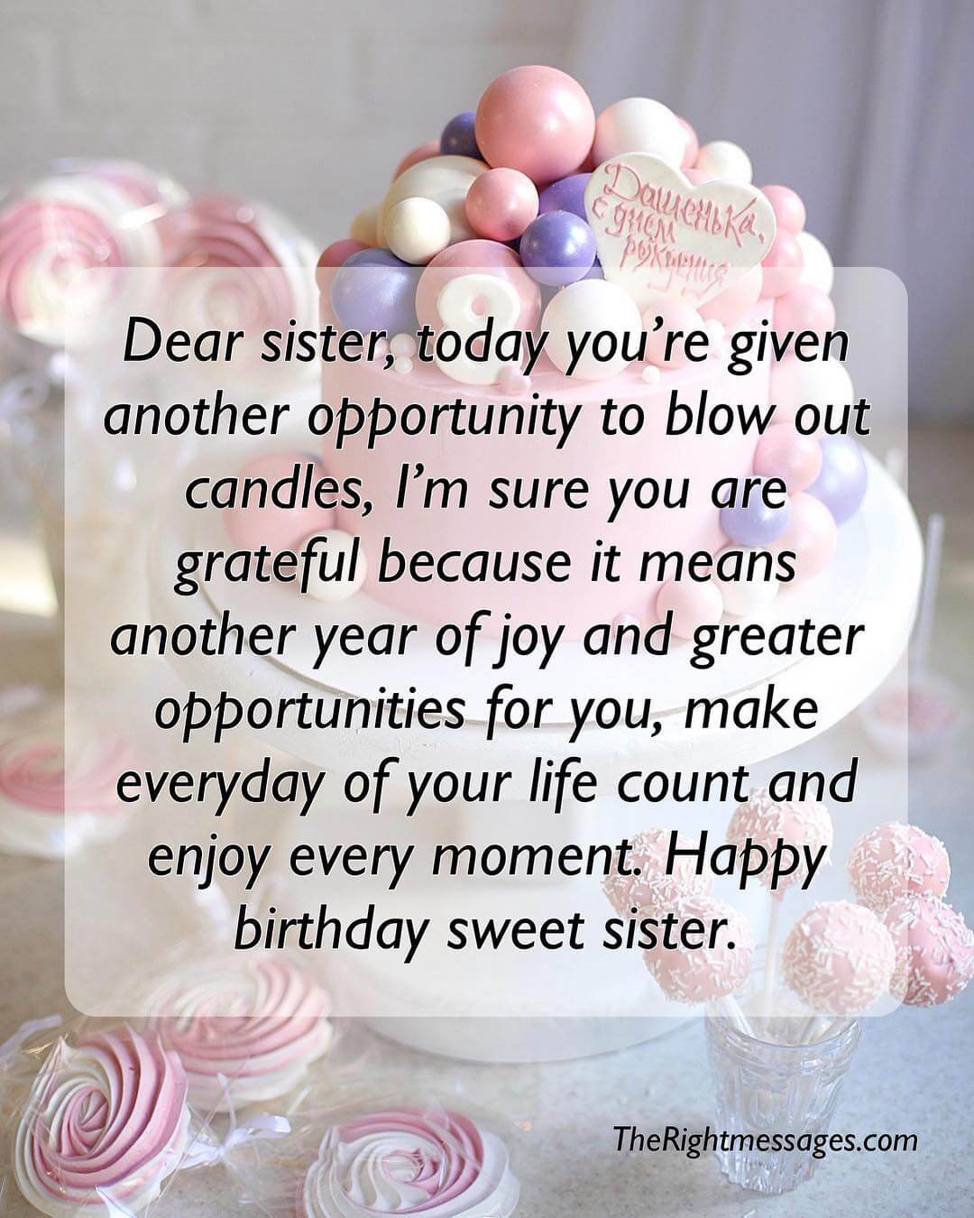 Birthday Wishes For Sister Quotes
 Short And Long Birthday Messages Wishes & Quotes For