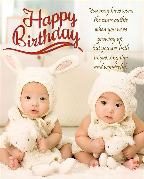 Birthday Wishes For Twins
 Fabulous Happy Birthday Wishes For Twins