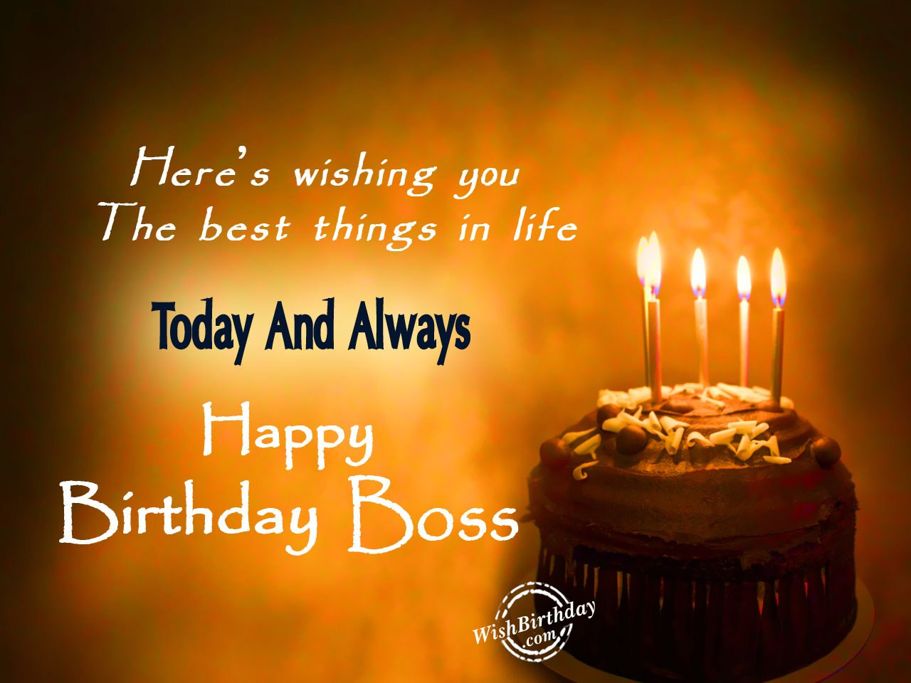 Birthday Wishes For Your Boss
 Birthday Wishes For Boss Birthday