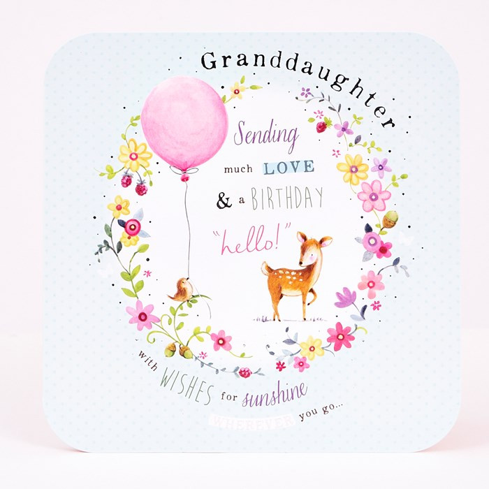 Birthday Wishes Granddaughter
 Platinum Collection Birthday Card Granddaughter Birthday