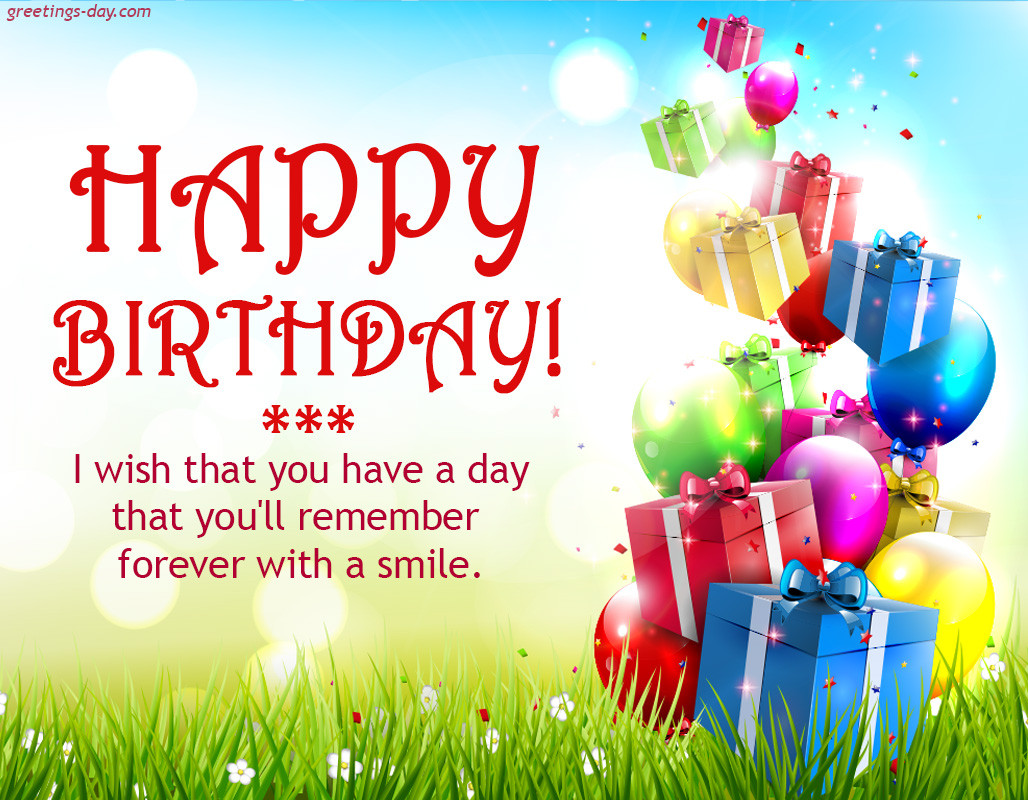 Birthday Wishes Images Free
 Free Birthday eCards Happy BDay Messages and Pics