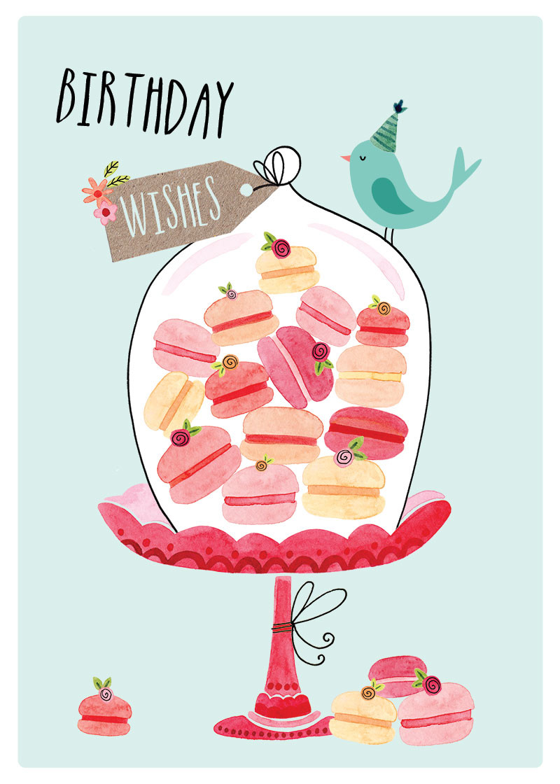 Birthday Wishes In French
 Greeting Cards Birthday Cards Felicity French Illustration