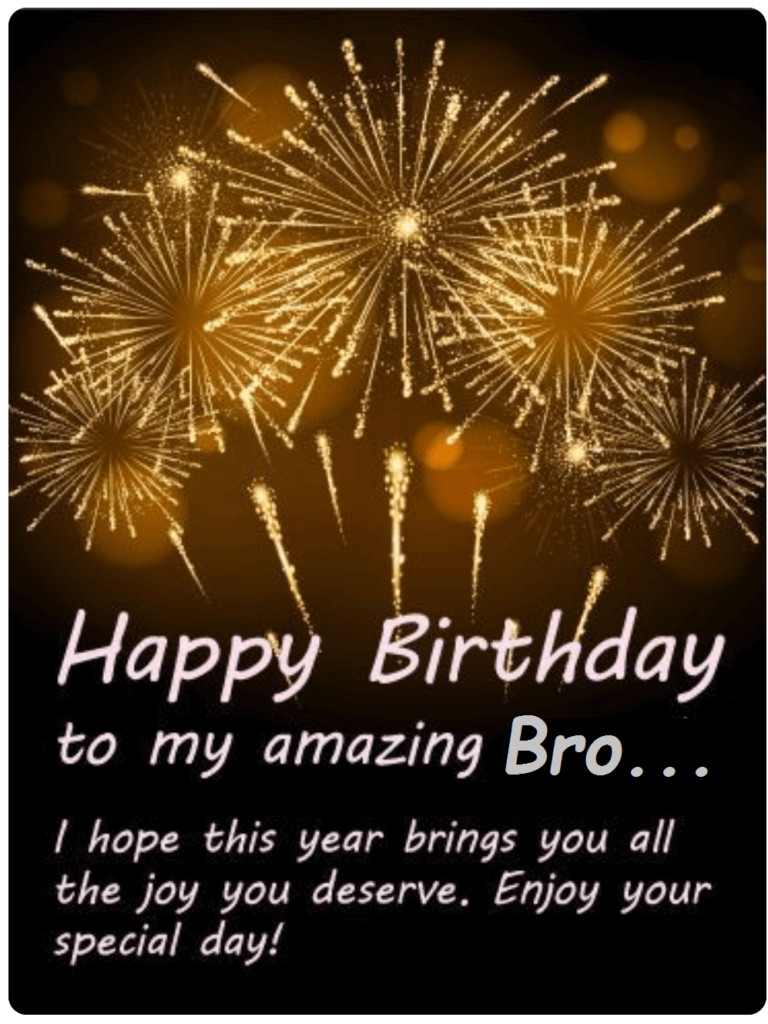 Birthday Wishes Quotes For Brother
 Happy Bday Wishes For Brother