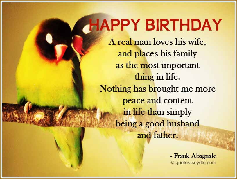 Birthday Wishes Quotes For Husband
 Birthday Quotes for Husband Quotes and Sayings