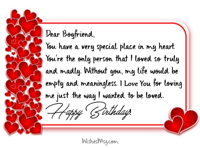 25 Best Birthday Wishes to A Boyfriend - Home, Family, Style and Art Ideas