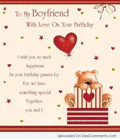 Birthday Wishes To A Boyfriend
 Birthday Wishes for Boyfriend Graphics