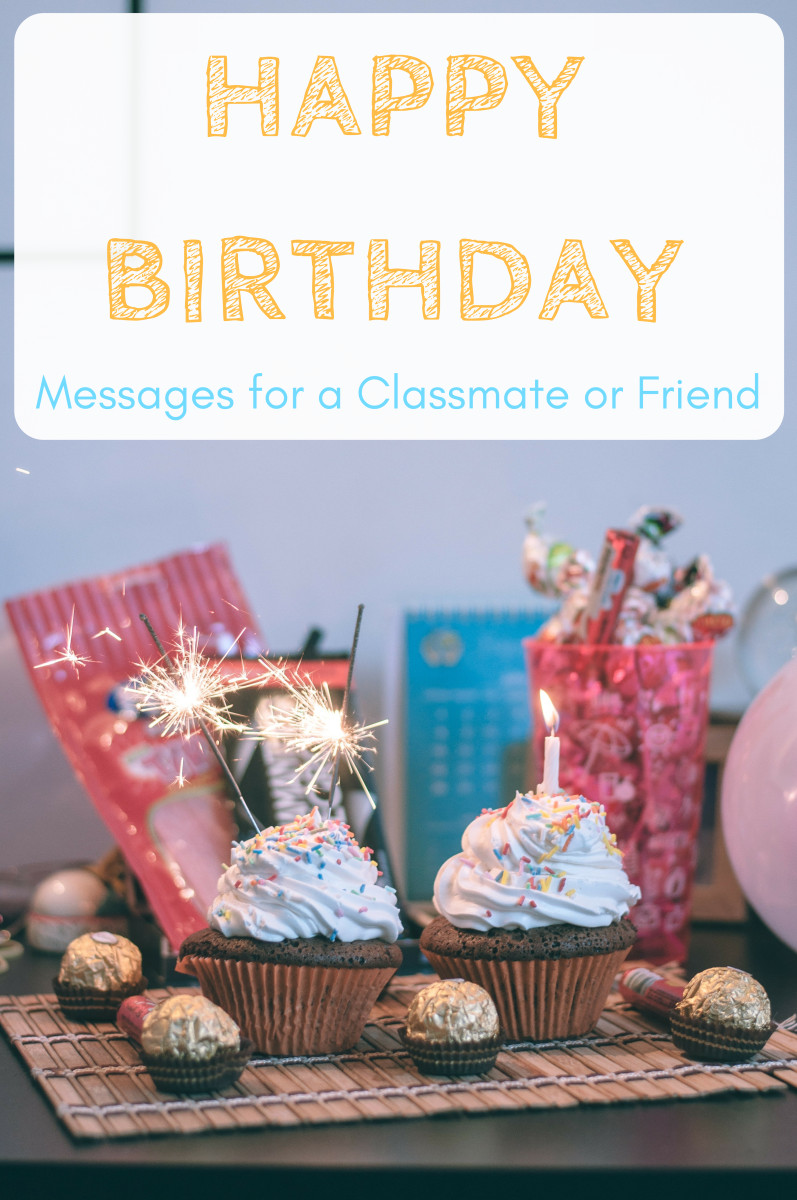 Birthday Wishes To An Old Friend
 Happy Birthday Wishes for a Classmate School Friend or