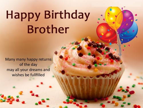 Birthday Wishes To Brother
 60 Cute Birthday SMS for Brother