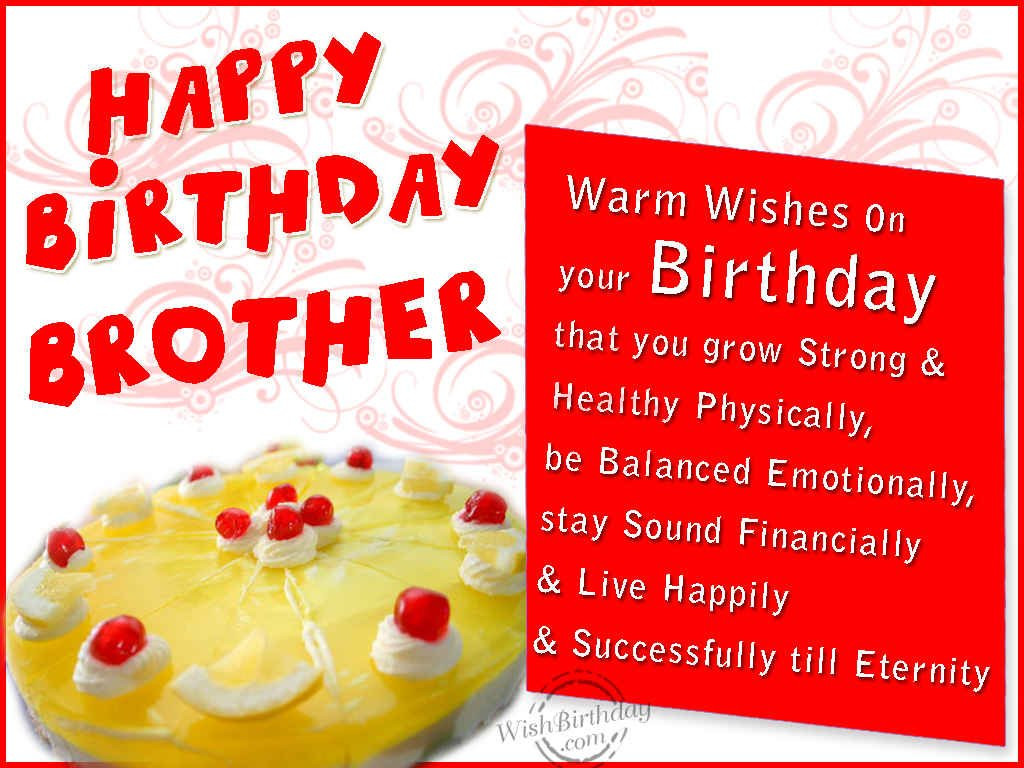 Birthday Wishes To Brother
 EGreeting ECards – Greeting Cards and Happy Wishes Happy