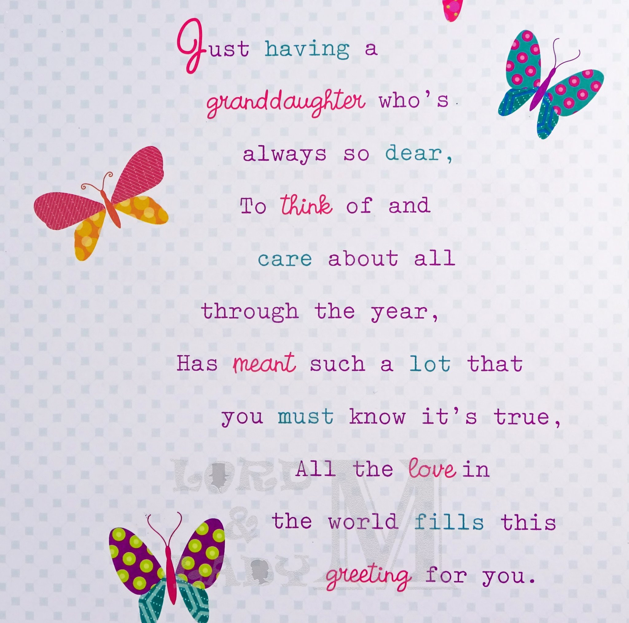 Birthday Wishes To Granddaughter
 Granddaughter Great Granddaughter Birthday Greetings