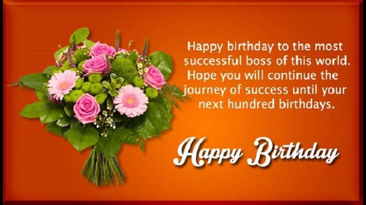 Birthday Wishing Quotes
 Happy Birthday Wishes For Boss Birthday Quotes Messages